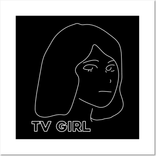 TV Girl Lineart Posters and Art